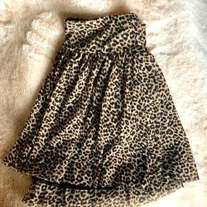 Express Leopard skirt girls size S